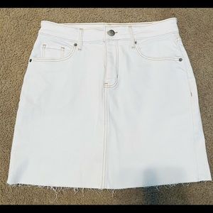 Old Navy Button-Fly Cut-Off Jean Skirt - Size 4